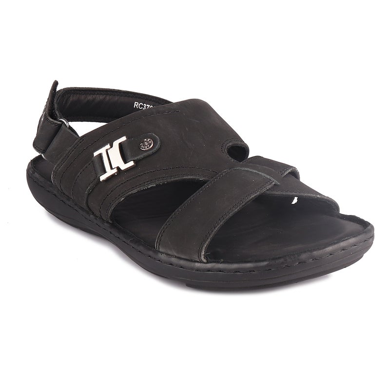 Red Chief Black Sandal Formal For Men |RC3790 - Image 1